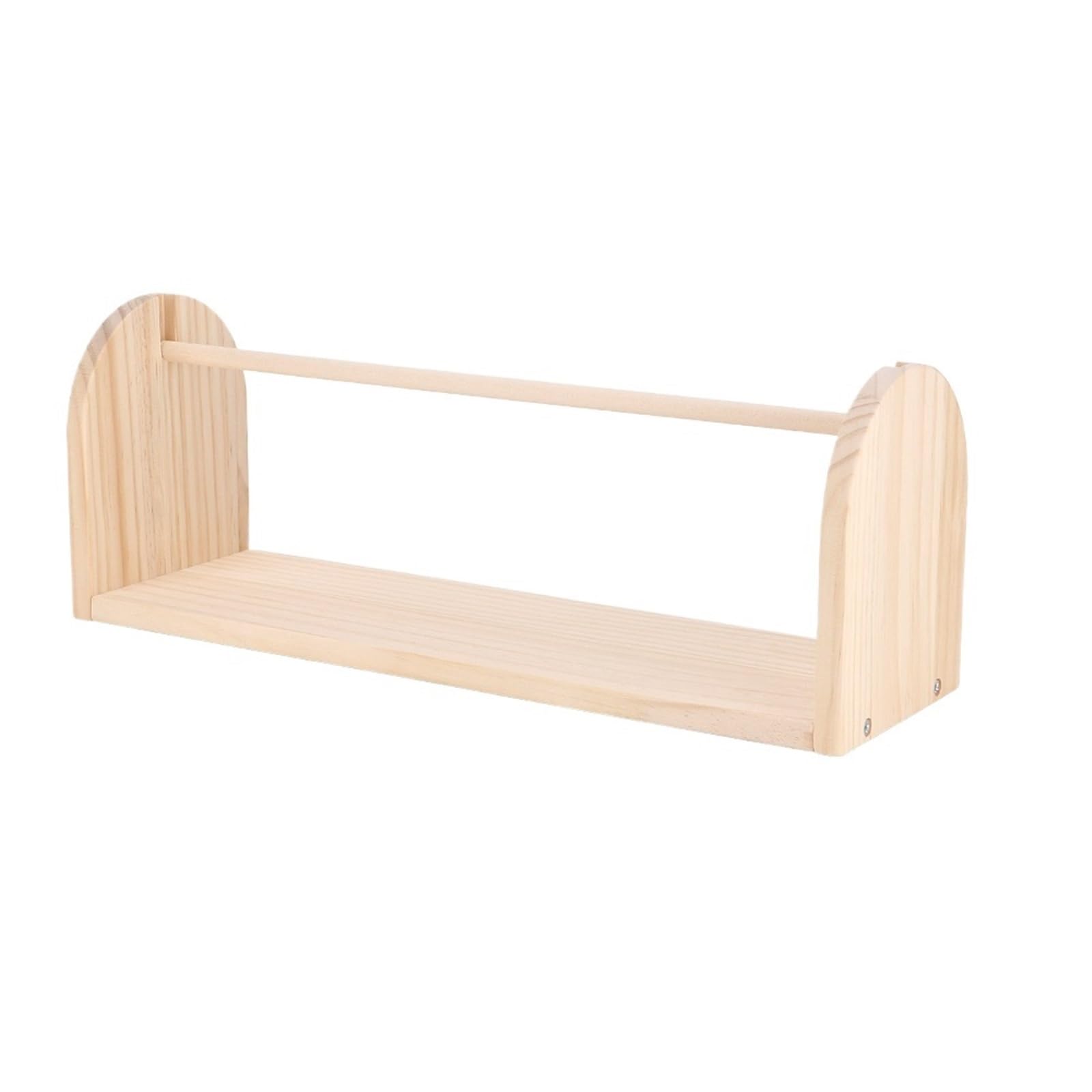 Ovilladora de Madera Portacarretes de hilo madera, estante almacenamiento hilos tejer, Spinner giratorio, marco tejido, herramienta asistencia for y ganchillo DIY, 1 Uds(L-40.5x12x15cm)
