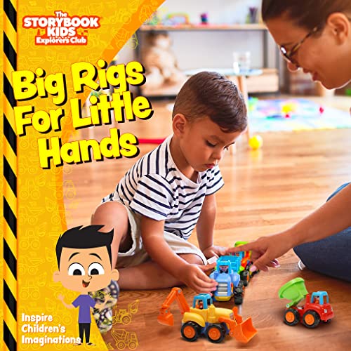 Construction Play Set For Kids Ages 1, 2, 3, 4 Years Old - Toddler Toy Truck Set With Matching Book - Push & Pull Friction Trucks For 2 Year Old Boy - Bpa Free - Cars For Boys & Girls #TOP5