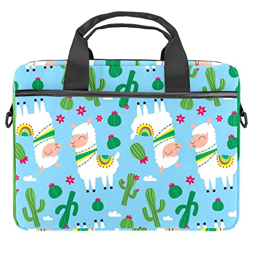 Housse PC portable 13.3 sacoche bandoulière alpaga bleu 14