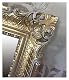 Barock Spiegel in Gold und Weiß, 90×70 cm, Wandspiegel mit Ornamenten
