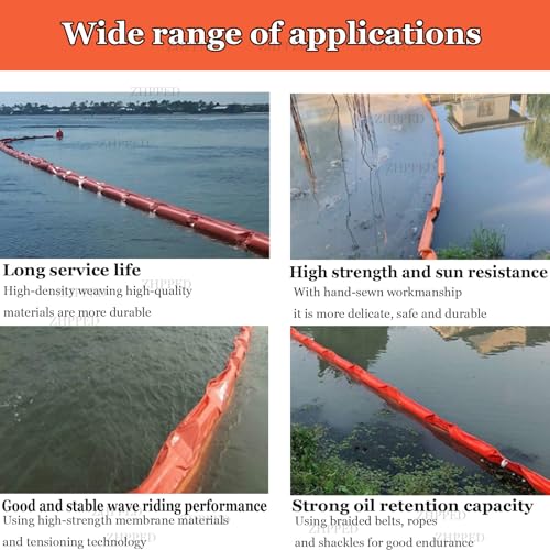 Barrage flottant confinement hydrocarbures PVC contre fuites de carburant - 8