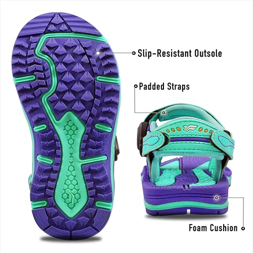 Image of Gold Pigeon Shoes Easy SNAP LOCK Outdoor Water Kids Toddler Sandals for Girls & Boys. Everyday, Vocation, Pool, Summer, Beach Essentials.