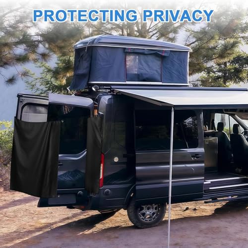 Rideaux d'intimité auto pour douche de camping et fourgon aménagé imperméable