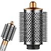 Grande brosse volumisante ronde améliorée pour accessoires pour Dyson pour Airwrap, brosse volumisante pour cheveux lisses, cheveux plats, doré