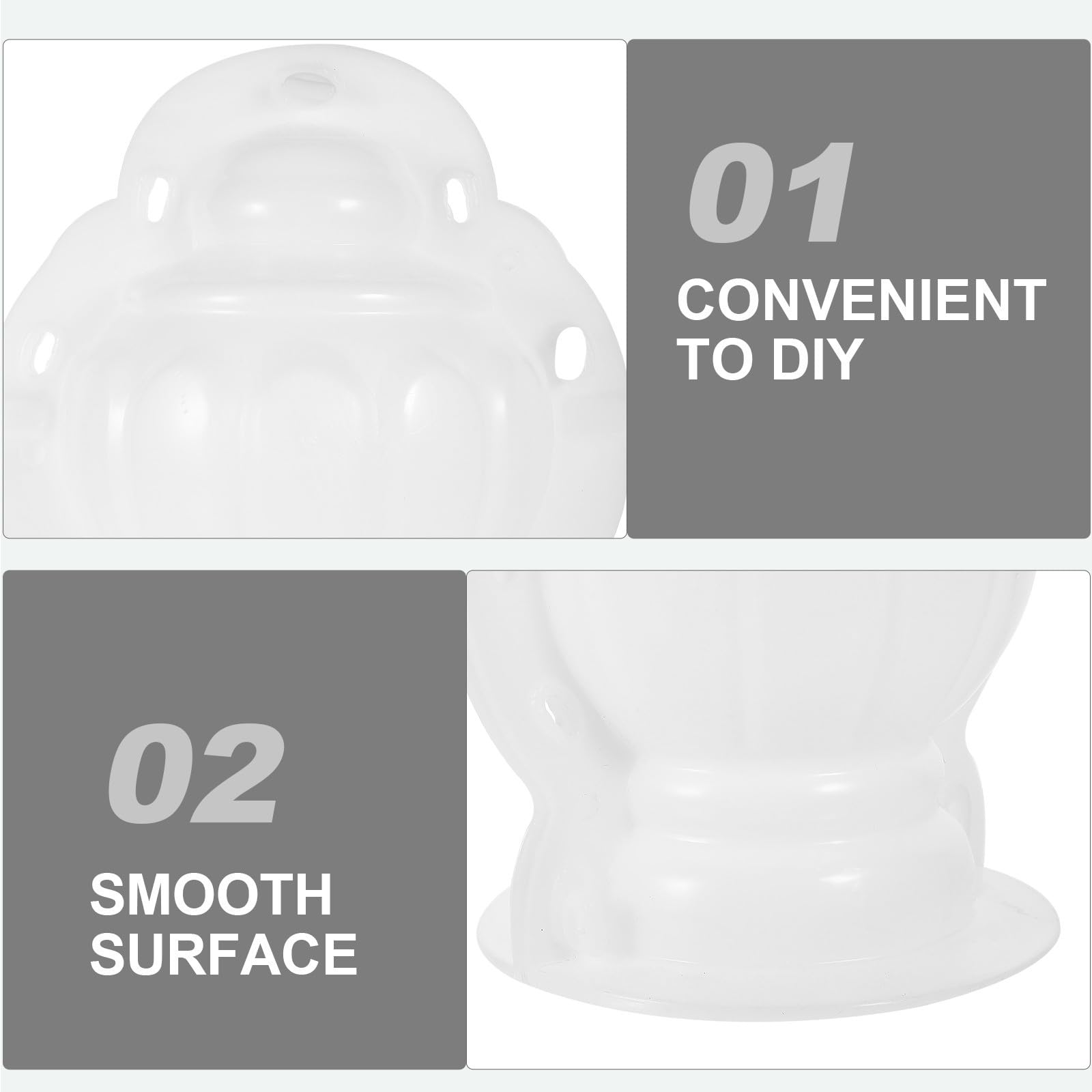 Abaodam Molde de Columna Romana de Plástico para Bricolaje Estructura Simple y Fácil de Usar, Adecuado para Decoración de Jardines y Céspedes