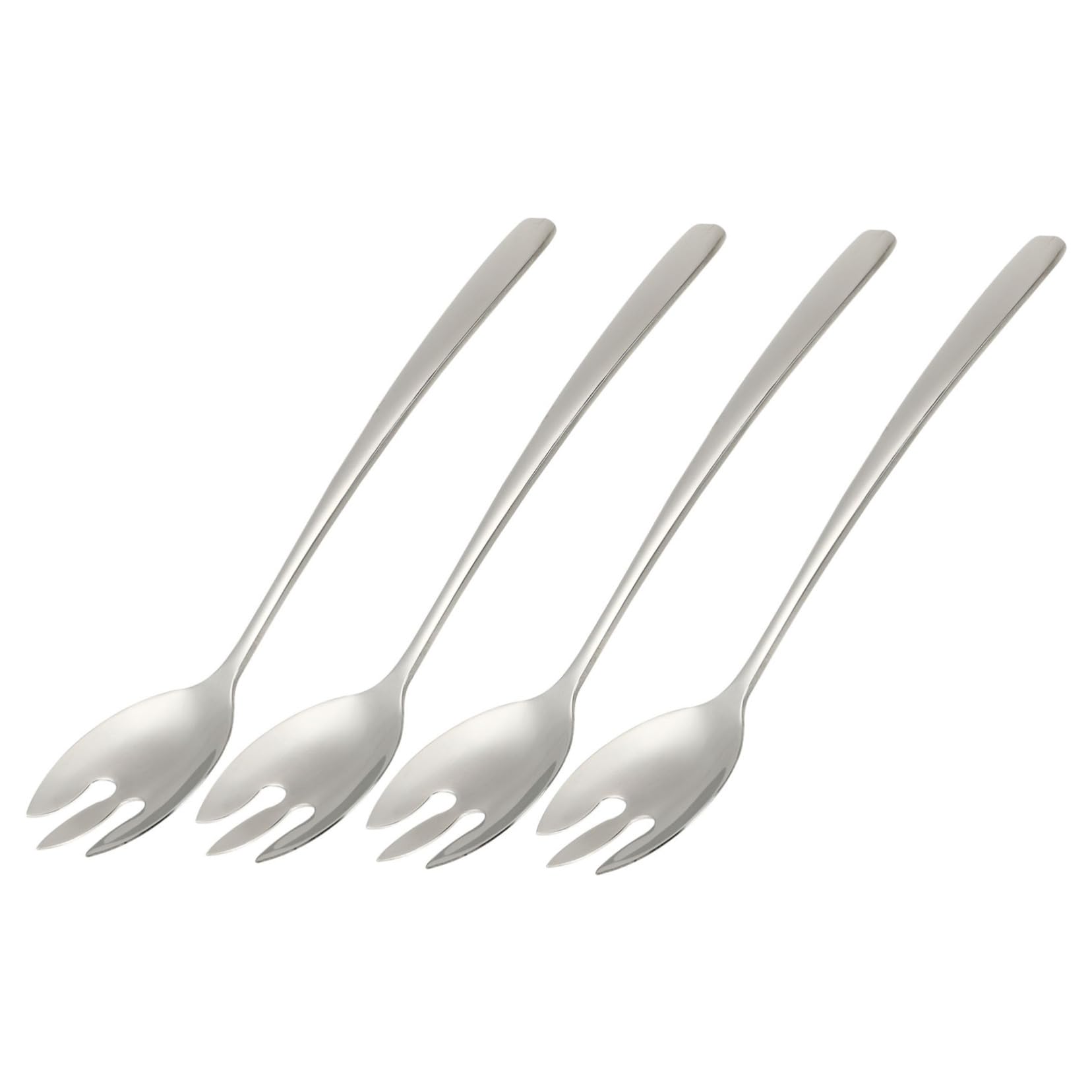 HOLIDYOYO Salad Forks Pcs Stainless Steel Forks Silverware for Family Dinner Parties