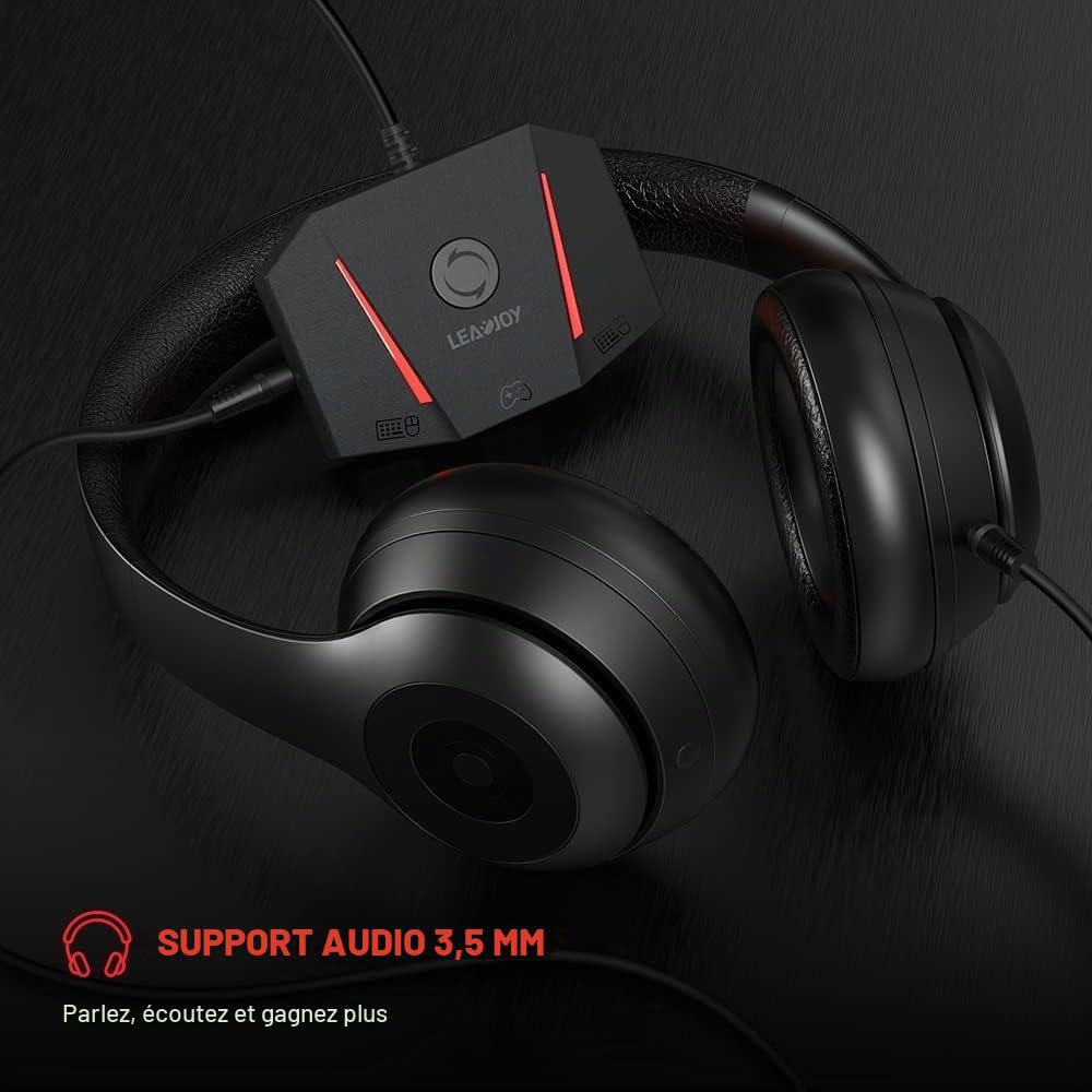 leadjoy VX2 AimBox Adaptateur clavier et souris pour Xbox One, Xbox Series X/S, Nintendo Switch, PS4, PS5, consoles de jeu pour FPS, TPS et RTS