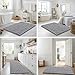 Smiry Bathroom Rugs Mat 30x20, Extra Soft Absorbent Chenille Bath Rugs, Non Slip Rubber Backing Machine Washable Quick Dry Bath Mats for Bathroom Floor, Tub, Shower, Home Decor Accessories, Grey