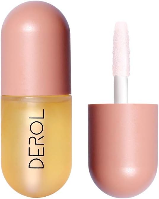 Lip Plumper Gloss, Lip Plumper for Fuller & Hydrated Lips Balm Device Lipstick Treatment Lip Oil, Natural Lip Enhancer That Moisturizes & Eliminates Dryness by Recho (Wx)