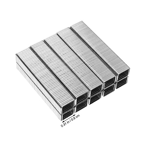 Uonlytech 5 Pack de 5000 Grapas para Clavadora de Puertas, Clavos de Repuesto para Tapicería miniatura 3