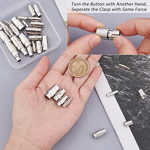 Fermoirs magnétiques de précision pour finition de bijoux Kumihimo - 4