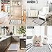 Bathroom Rug Mat, 32 x 21 Inch Extra Thick Chenille Bath Mat Rug Non Slip, Soft Absorbent Bathroom Floor Mats Rugs, Machine Washable (Grey)