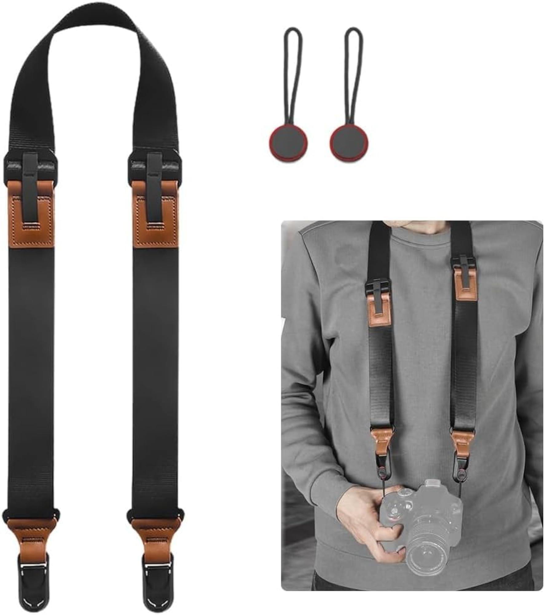 Comfortable Adjustable Camera Strap for DSLR & Mirrorless