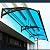 Entry Door Outdoor Window Awning Exterior Polycarbonate Roof Panels with Sink Outdoor Front Door Patio Sun Shetter Awnings for Decks Front Door Overhang Awning Suitable for Outdoor Windows Front Door