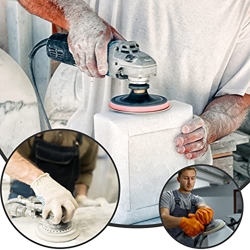 S&F Stead & Fast 60Pcs 5 Inch Sanding Discs Hook & Loop 8 Holes Wet Dry 400 600 800 1000 1500 2000 Grit Orbital Sander Sandpaper With Tack Cloth, Silicon Carbide Round Flocking Sandpaper #TOP4