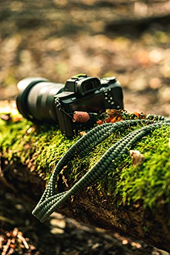 C-Rope Kameragurt THE TRAVELER handgeflochten aus Paracord, Schultergurt mit Schnellverschluss – Bild 4