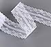 Produktbild ABSOFINE Spitzenbordüre Vintage Spitzenband Weiss Beige Vintage für Hochzeit Tischdeko Basteln Geschenkband (30M)