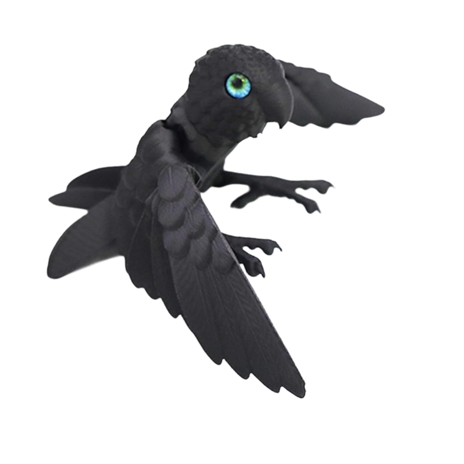 Peiiwdc 3D Printed Parrots, Flexible Joint Articulated Parrots Fidgety Toy Realistic Statue Table Ornament Home Decors Flexible Joint Articulated Fidgety Toy