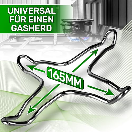 Schwarz Emailliert Gasherd Aufsatz 165 mm Gaskocher Aufsatz wird Benötigt für Kleine Töpfe einen Gas Campingkocher oder eine Espressokocher - Garantie 5 Jahre - MADE IN ITALY - ONIX TECH