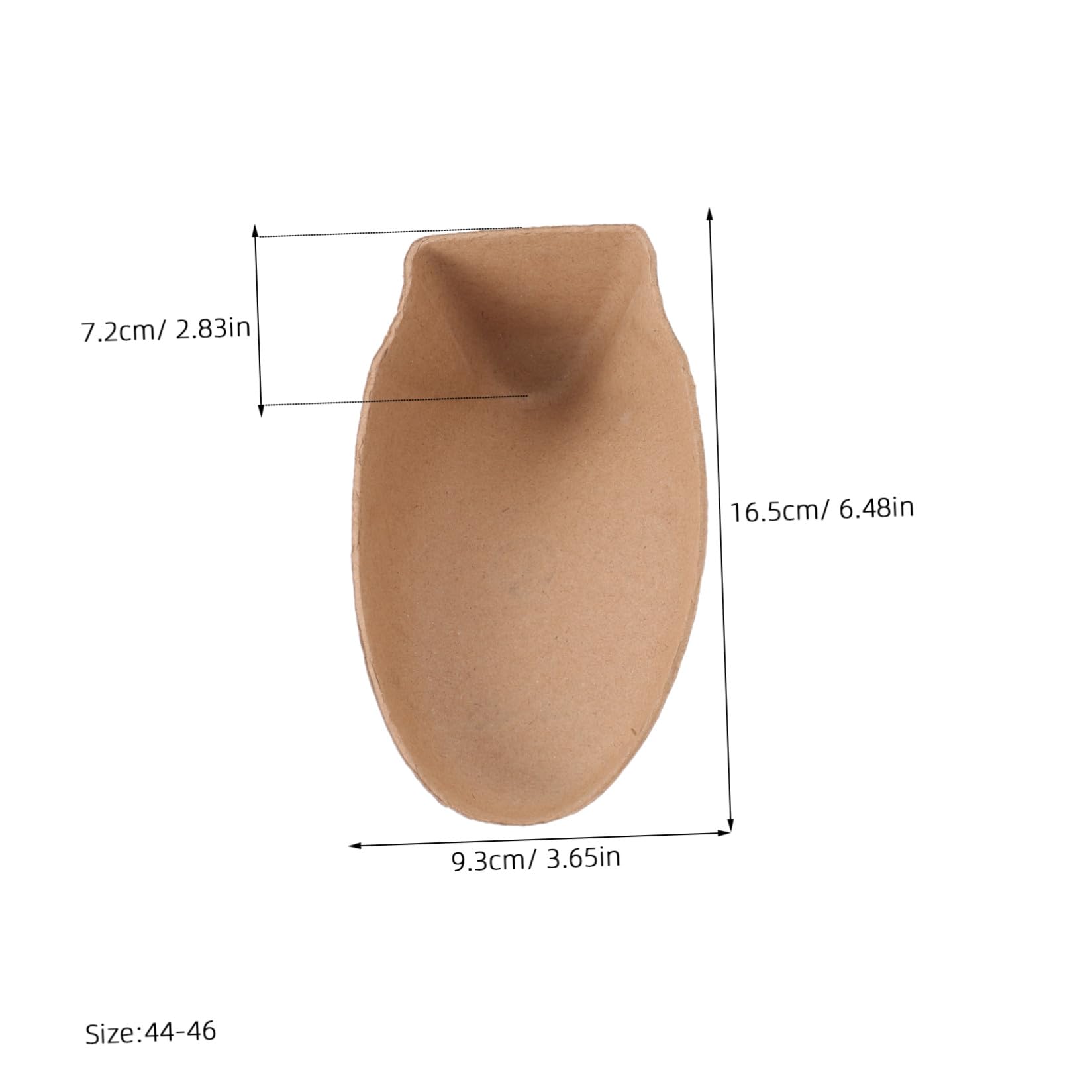 Lurrose 20 Pares Plantillas Diseño Ajustado y Antiarrugas Moldeadoras de Pulpa de Papel en Eu 41-43 para Zapatos y Botas para Hombres y Mujeres para Exhibición