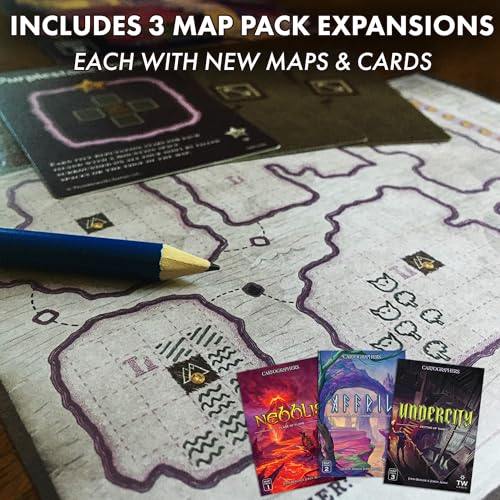 Cartographers Heroes Collector's Edition juego de mesa miniatura 4