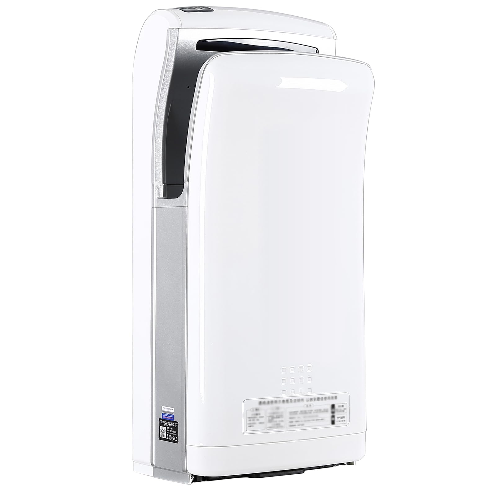 SAWEEZCommercial Hand dryer - Powerful Jet Automatic Hand Dryer, 5-7 Seconds Quick Drying with HEPA Filter, for Restaurants, Hotels, Homes - Wide Range of Applications white