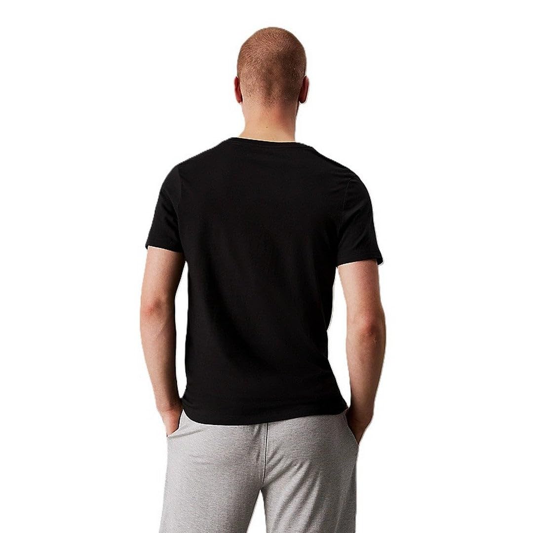 CALVIN KLEIN Męska koszulka S/S CREW NECK 3PK LV00NB4051 S/S, Multi (czarny, biały, szary wrzosowy), XXL, Multi (czarny, biały, szary wrzosowy), XXL