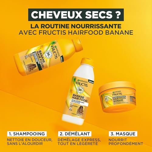 Masque Nourrissant Cheveux Secs Hair Food Banane Fructis Le Pot 320ml - vue 8