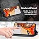 SEAHAI Hülle für Motorola Moto G55 5G Handyhülle, Premium PU Flip Brieftasche Schutzhülle mit Ständer/Kartenfach/Magnetisch Stoßfeste Lederhülle Ultra-dünn Klapphülle - Schwarz