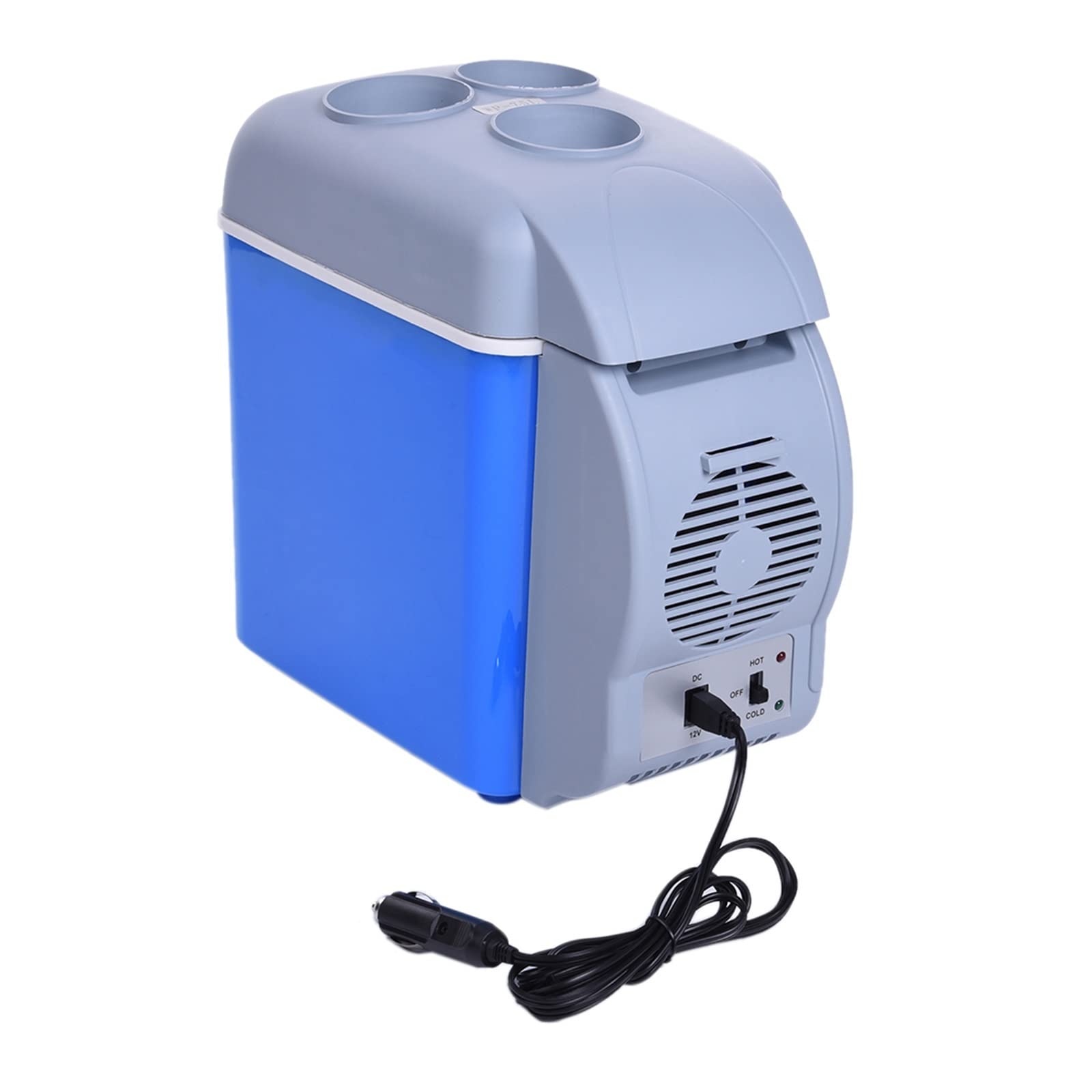 Car Refrigerator 7.5L Mini Car Fridge Refrigerator C Ooler Portable 12V For Camping Trave Auto Freezer C Ooler ; Warmer Electric Fridge Ice Box For RV Travelling Camping Fishing