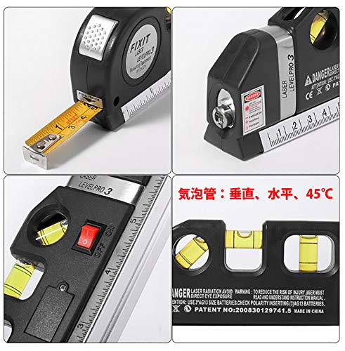 Amazon.co.jp: MINI LASER ミニ水平器 レーザー付きレベル レーザー墨