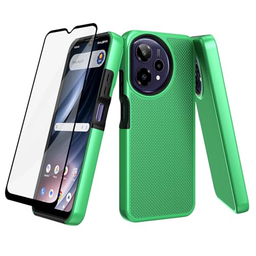 Funda Cricket Icon Plus 2026 y ATT Verge 2 con protector pantalla silicona