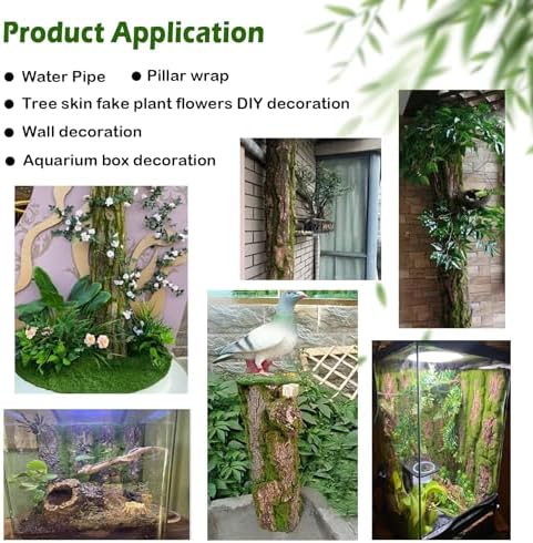kathson Reptile Terrarium Cork Background for Bearded Dragons