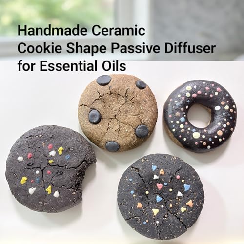 Difusor aromático eléctrico de cerámica forma galleta miniatura 6