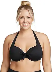 Top Biquíni Plus Size Sustentação Bojo Moda Praia Decote