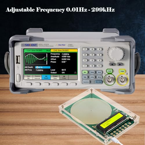 adjustable frequency generator for healing 001hz-299khz 783hz schumann resonance generator sine wave frequency healing device for improving sleep amp meditation usb powered