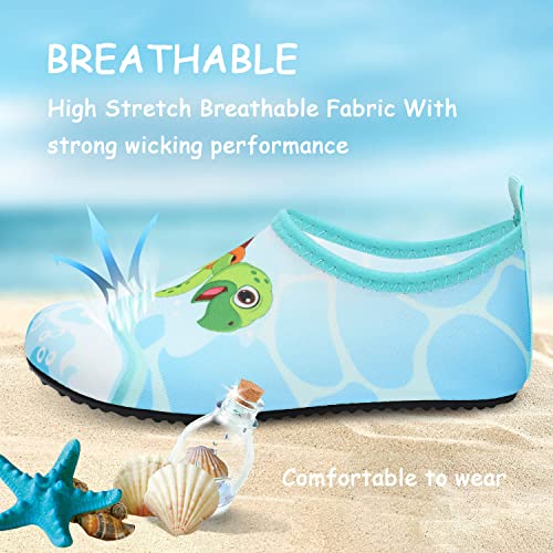 Image of ANLUKE Kids Boys Girls Water Shoes Barefoot Aqua Socks Fast Dry Beach Swim Outdoor Sports Shoes for Toddler