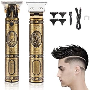 Xnuoyo Geavanceerde Metalen Professionele Tondeuse Man Tondeuse, Draadloze Tondeuse 1500 mah Batterij, Baard Tondeuse Familie Kit