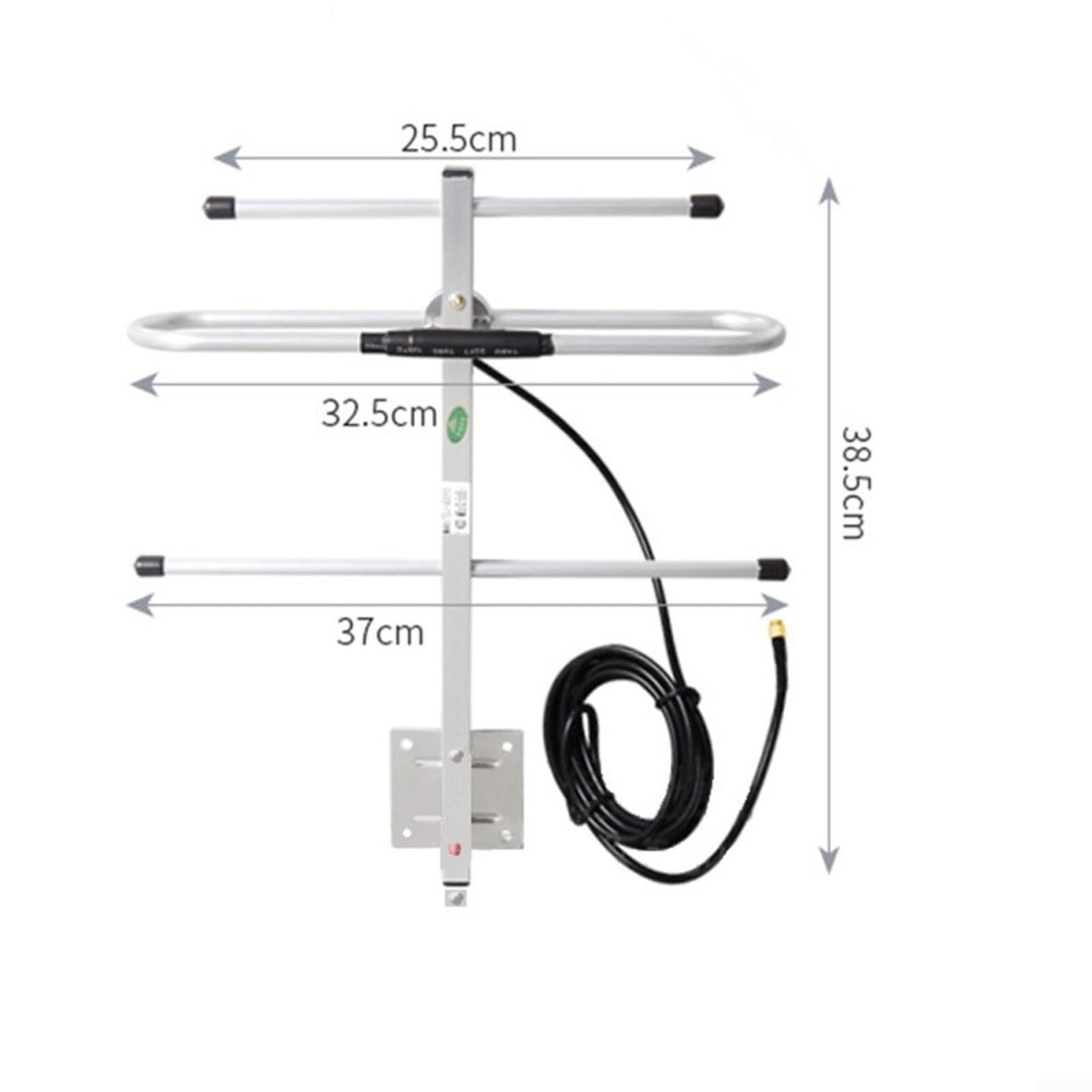 433Mhz para la ganancia direccional de la antena 6Dbi de Yagi, Uhf 423-443Mhz con para el macho de Sma y el cable Rg58 para la comunicación de larga distancia al aire libre