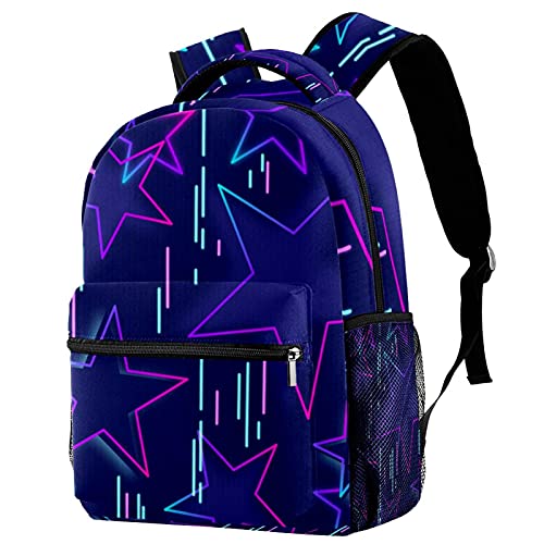 Sac à dos homme femme fée rose multicolore grand volume avec poche PC portable