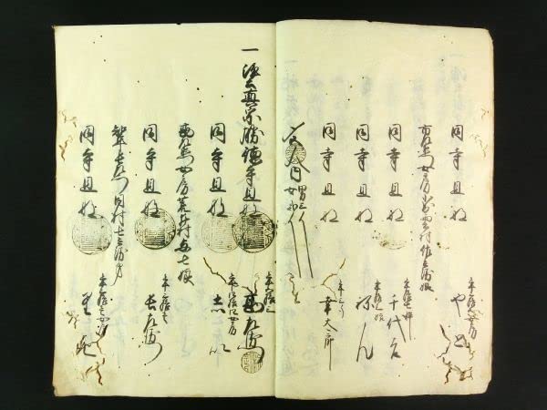 Amazon.co.jp: w817宗門御改帳越後国頸城郡西条村 古文書江戸