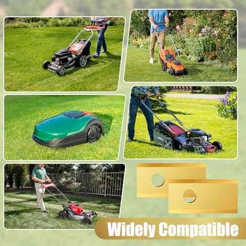 EOPUOZS 30er Set Mähroboter Klingen für Worx Landroid, Hochwertige Ersatzmesser für Rasenmäher mit passenden Schrauben, Titan Messer Klingen kompatibel mit Worx, LandXcape und Einhellzl