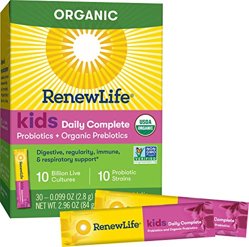 Renew Life, Probiotic Kids Boost Organic, 0.09 Ounce, 30 Pack