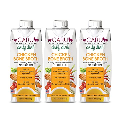Caru - Daily Dish Chicken Bone Broth Meal Topper for