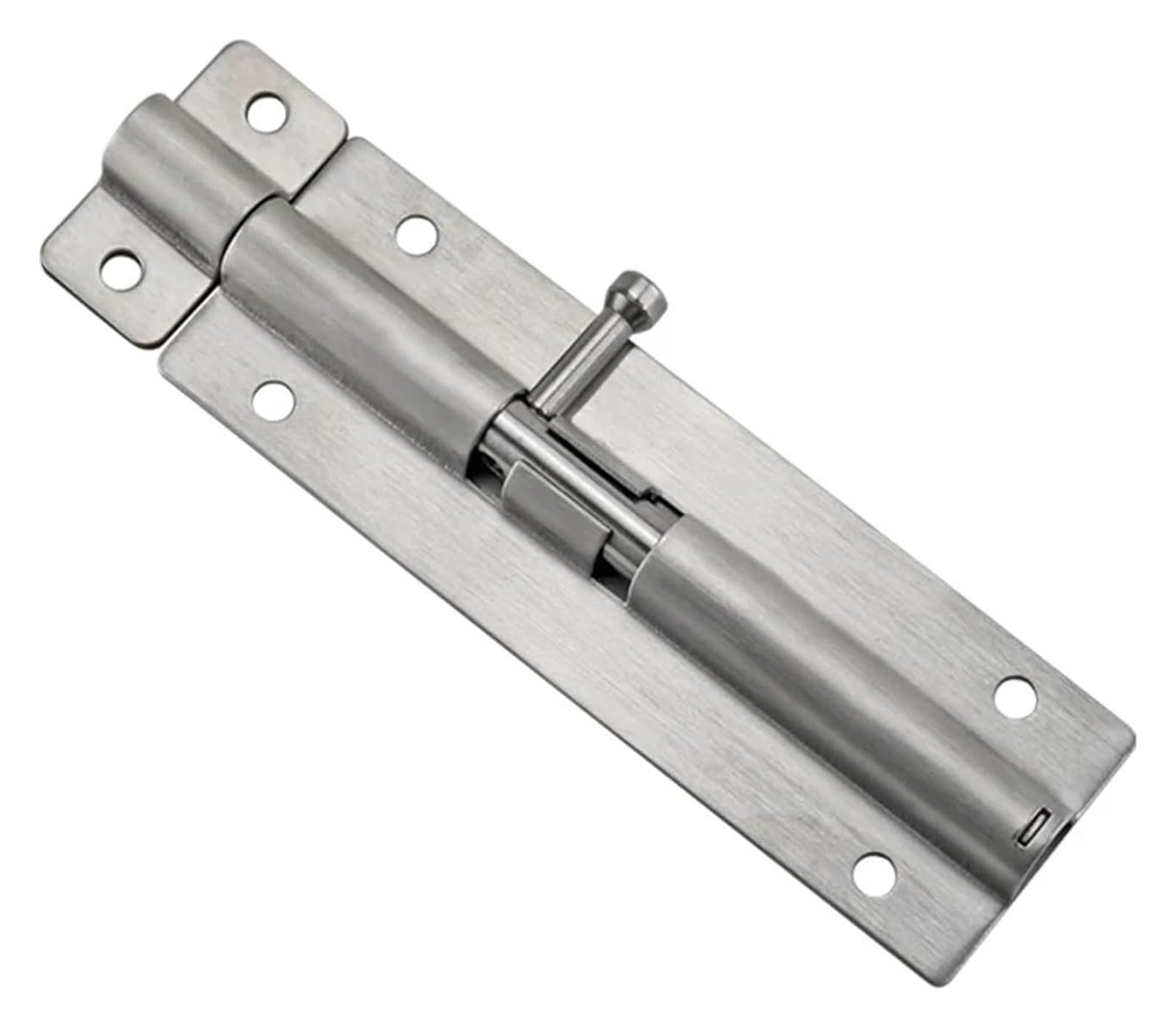 Hebilla de Puerta, Perno de Puerta Cepillado de Acero Inoxidable 304 Hebilla de Puerta Perno de Resorte de Puerta Interior Bisagra Pasador de Puerta