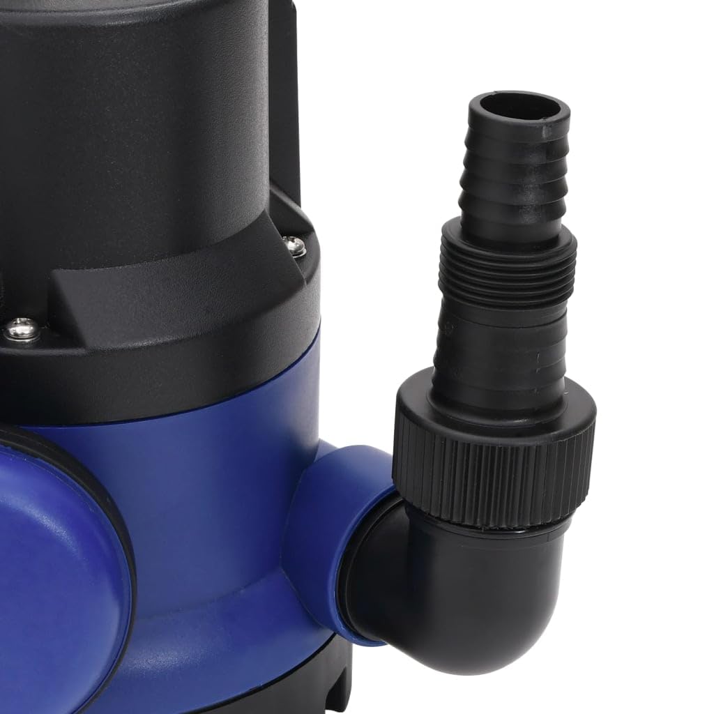 Bomba eléctrica sumergible de agua sucia de 400 W con interruptor de flotador, 8000 l/h, caudal de 5 m, carcasa de metal y plástico, bomba de drenaje automática para sótano, estanque, cisterna