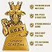 Pyoimmne Goat Trophy, 7" Muscle G.O.A.T. Resin Award, Funny Trophies for Fantasy Football, Sports Competitions, Trophy for Adults, Friends, Winners, Best Player, Coworkers, Encouragement Gift