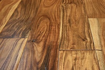 Elk Mountain Acacia Natural 9/16" x 4-3/4" Hand Scraped Small Leaf Engineered Hardwood Flooring AF021 Sample
