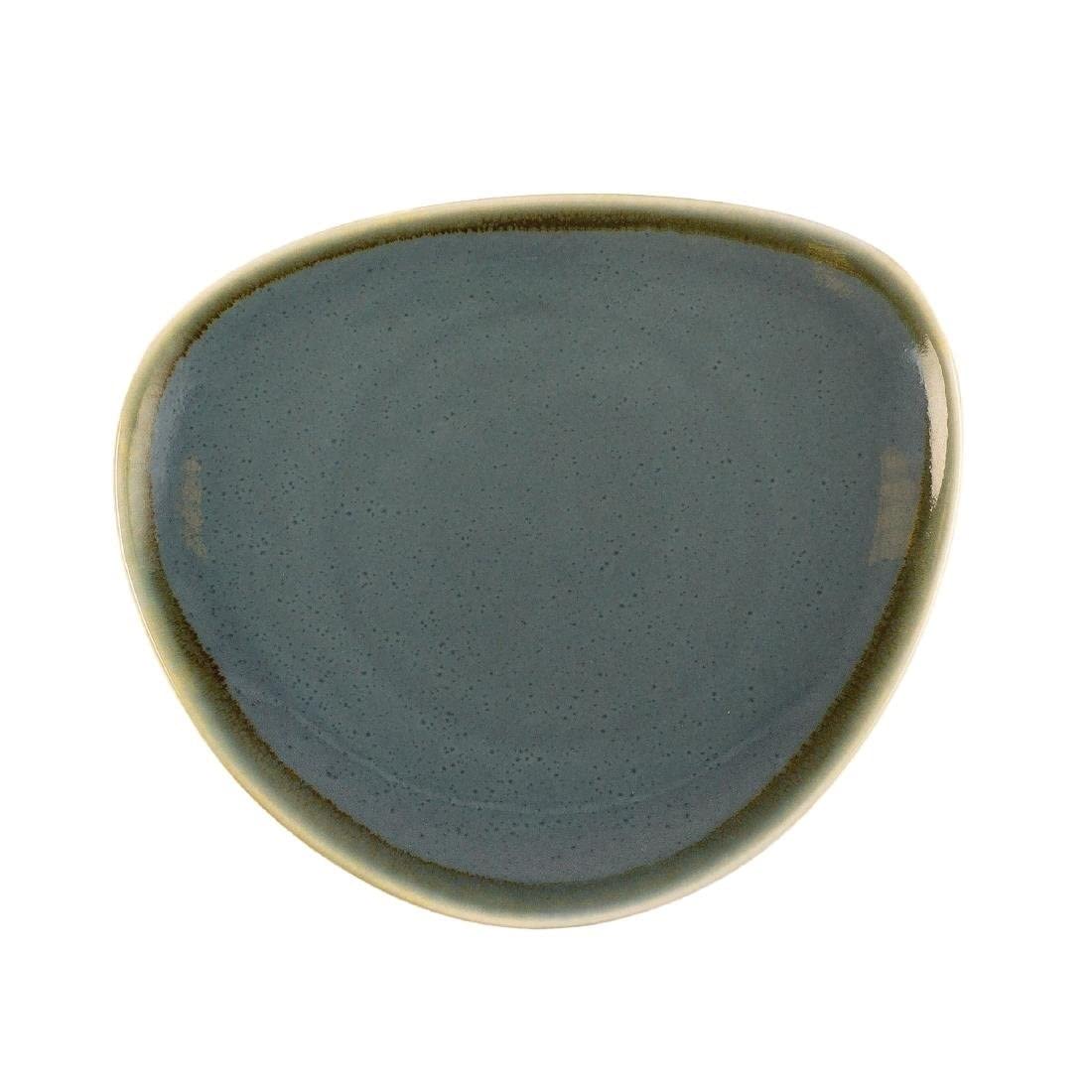 Olympia Blue Kiln Triangular Side Plate Ocean 165Mm (6 Pack)