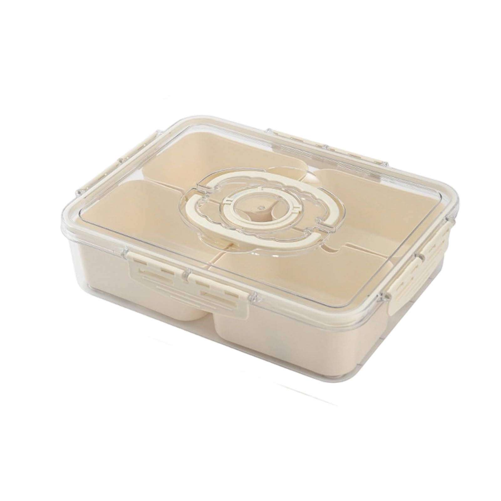 APGLSXY Space-Saving Kitchen Containers with Locking Clasps to Preserve Fruits and Vegetables Airtights Food Storage Container